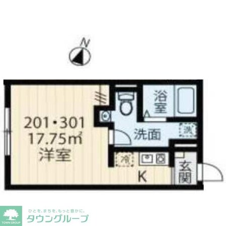 HASAI BUILDING 北千住の物件間取画像